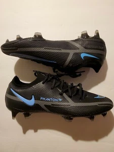 Nike Phantom GT2 Elite FG Soccer Cleats Negro Gris Azul CZ9890-004 sz 8 - Imagen 1 de 6