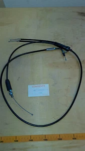 YAMAHA RD 125 -76-81 COMPLETE THROTTLE CABLE 1E7-26260-10 NOS - Picture 1 of 3