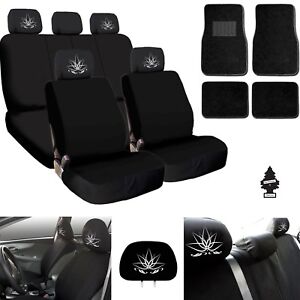 For Jeep New Lotus Car Truck SUV Seat Covers Headrest Floor Mats Full Set 