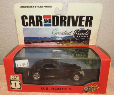 Car and Driver Greatest Roads of America U.S. Route 1 Plymouth Prowler Diecast Foto 1 de 2