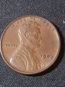 👉1909-VDB LINCOLN WHEAT AU Choice  - Picture 1 of 2