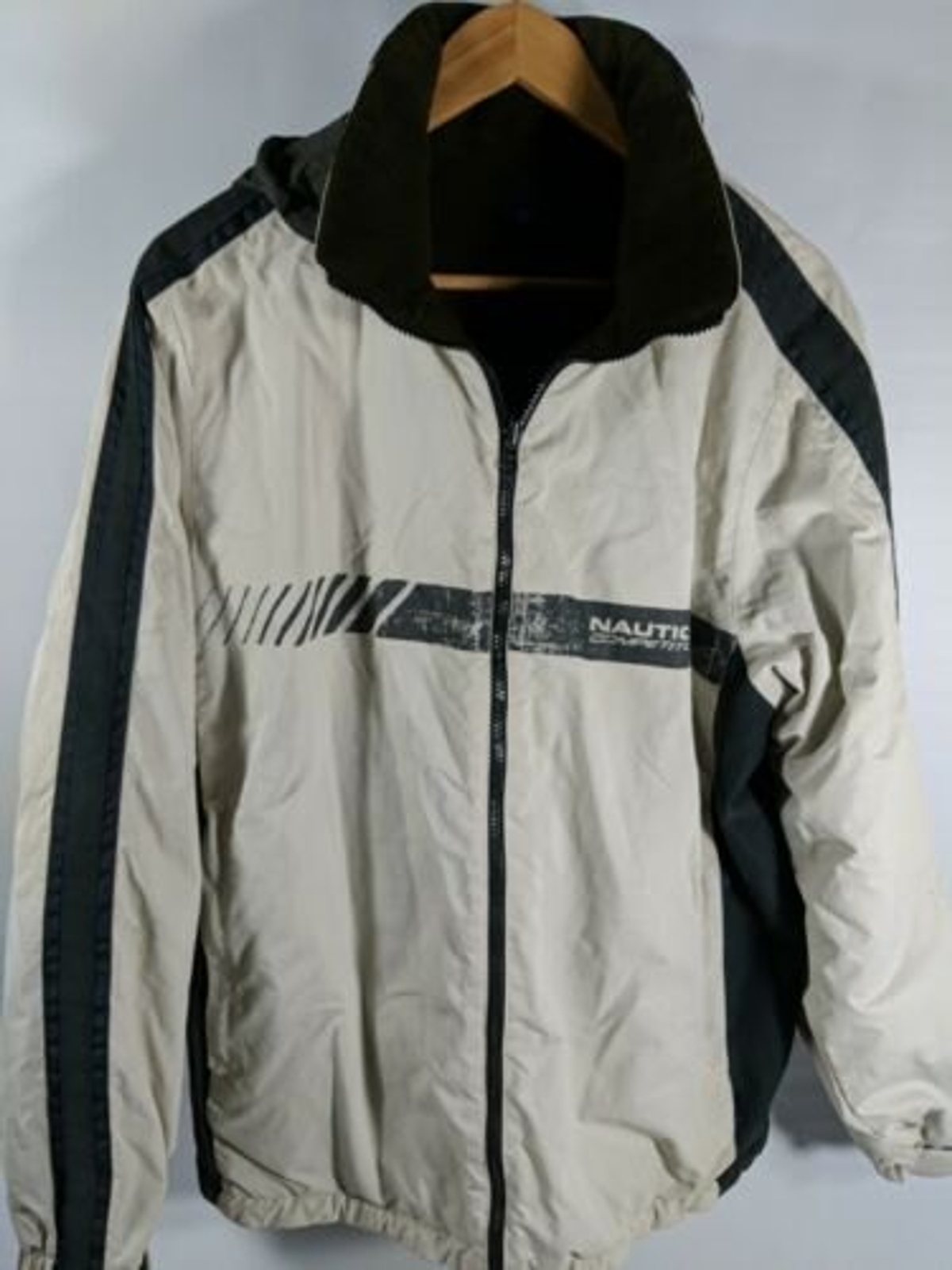 Vintage Reversible Nautica Green White 