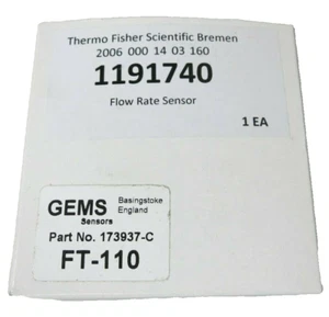 (NUEVO) Sensores de gemas 173937-C FT-110 Sensor de caudal de turbina / Termo 1191740 - Imagen 1 de 8