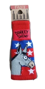 Donkey Show Freaker One Size Fits All Bottle Insulator USA Democrat Election - Picture 1 of 1
