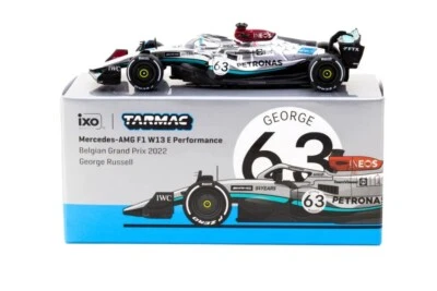 Mercedes AMG W13 Gp Belgium 2022 G. , Russell, Tarmac Works 1:64 - Immagine 1 di 4