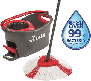 Vileda Vileda Double seau de nettoyage avec presse verticale 25 l et 9 litres pour système de nettoyage de l/'eau propre et sale
