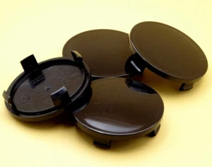 4x Nabenkappen Nabendeckel Felgendeckel Träger 56,0 mm 52,0 mm schwarz 2207 S - Picture 1 of 8