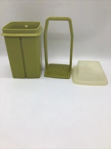 Vintage Tupperware Avocado Green Pickle Keeper3Pc Container#1330-4/1332-8/1331-1 - Picture 1 of 19