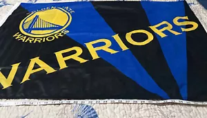 Golden State Warriors Banner Flag Basketball 43"x27" Spellout Logo NBA Man Cave - Picture 1 of 5