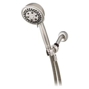 Waterpik XFT-769E 4 in. Brushed Nickel 7-Setting Handheld Showerhead 1.8 GPM - Picture 1 of 1