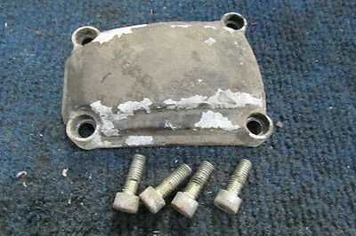 OEM DUCATI INDIANA 650 350 1987 87 CUBIERTA DE VÁLVULA DE ADMISIÓN DE CILINDRO TRASERO CON HERRAJES Foto 1 de 2