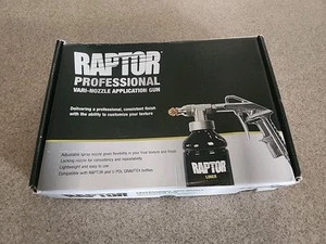U-POL Upol 4880 Raptor Gravitex Professional Vari-Nozzle Application Spray Gun - Foto 1 di 2