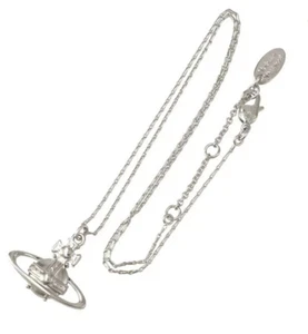 Vivienne Westwood SUZIE Necklace Pendant 63020023 0050 W004 Silver 02P019 inBox - Picture 1 of 24