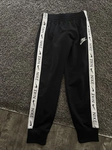 Kids Nike Sweatpants Black Size M Logo - Picture 1 of 3