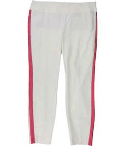 Alfani Womens Side-Stripe Casual Trouser Pants, ivory, 14 - Picture 1 of 1