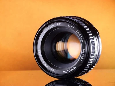 Lente Minolta MC Rokkor-PF 50mm f/1.7 Prime #2058387 - Imagem 1 de 4