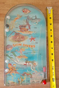 Vintage Metall Tisch Pin-Ball Spiel: Skin Divers made by Wolverine - Bild 1 von 5