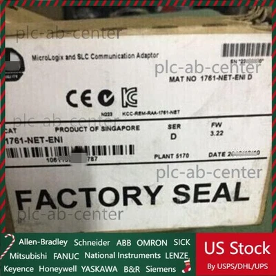 1761-NET-ENI MICROLOGIX AND SLC COMMUNICATION NEW FedEx or DHL - Image 1 of 4