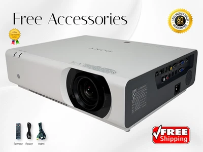 Sony VPL-CW255 3LCD Projector BrightEra 4500 Lumens Lens Shift 10W Speaker 2160p - Image 1 of 4