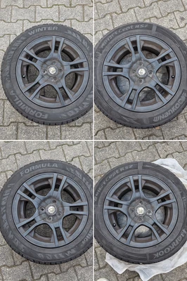 4 x  Alufelgen 15 Zoll BMW Mini ONE  Model Platin  Farbe Matt Schwarz - Bild 1 von 4