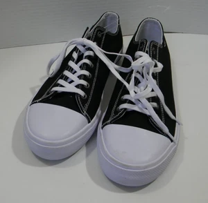 Zapatillas Lugz negras blancas para hombre talla 10,5 nuevas sin etiquetas - Imagen 1 de 8