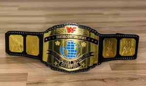 Cinturón réplica Campeonato de Lucha de Peso Pesado Intercontinental 2 mm tamaño adulto - Imagen 1 de 5