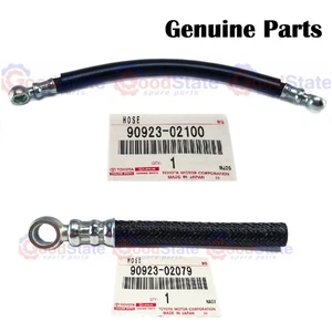 Genuine LandCruiser HJ60 HJ47 2H 4.0 Diesel Alternator Vacuum Pump Oil Hose Set - Picture 1 of 5