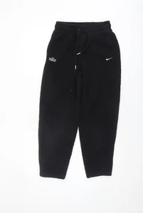 Nike Girls Black Jogger Trousers XS - Picture 1 of 12