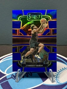 2023-24 Panini Select Blue Prizms #6 Cameron Thomas - Brooklyn Nets - Picture 1 of 2