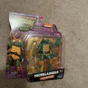 Figurine Playmates Teenage Mutant Ninja Turtles Mutant Mayhem Michelangelo NEUVE !!! - Photo 1/2