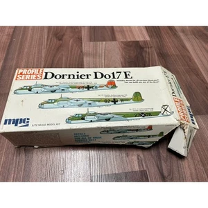VINTAGE MPC 1/72 PROFILE SERIES DORNIER DO17E P COMPLETE W/INSTRUCTIONS NOS - Picture 1 of 6