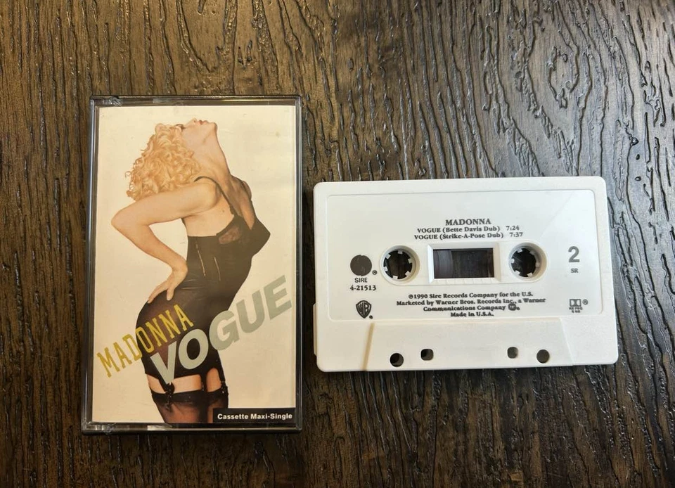 Madonna Vogue Maxi-Single 1990 Sire Warner Bros. Music VG+++ Foto 1 de 1