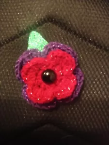 Knitted Poppy - Picture 1 of 3