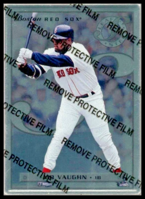 1996 LEAF PREFERRED STEEL #22 MO VAUGHN BOSTON RED SOX - Image 1 of 2