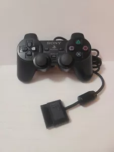Sony PlayStation 2 Dual Shock Analog Remote Controller - Black PS2 GamePad - Picture 1 of 8