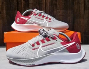 Nike Air Zoom Pegasus 38 NCAA Oklahoma Sooners NEW DJ0839-100 - Picture 1 of 8