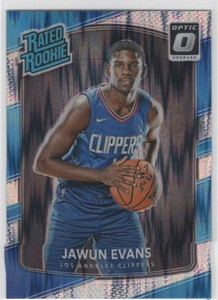 2017-18 Panini Donruss Optic Jawun Evans Shock Rated Rookie