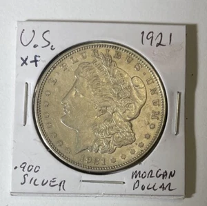 1921 $1 Morgan Silver Dollar- XF - Picture 1 of 2