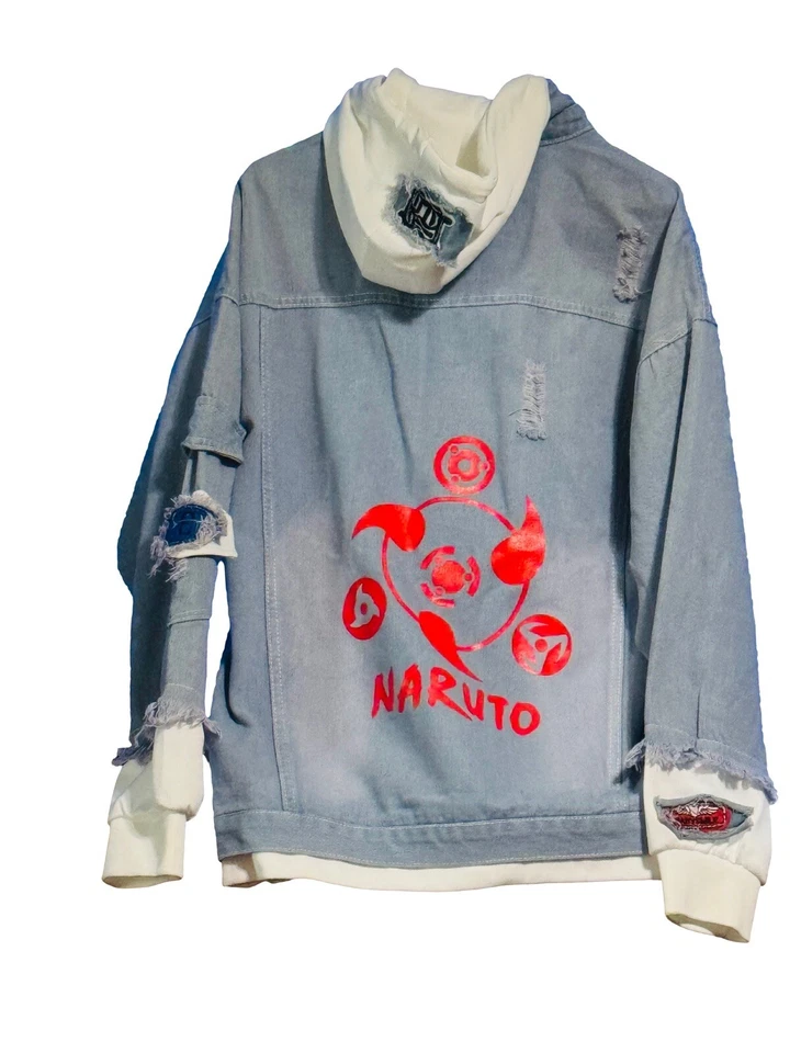 Bioworld Naruto Adult XLG Unisex Denim Jacket New 📦 - Image 1 of 4
