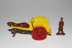 BENBROS ENGLAND HAY CAR NO. 1, YELLOW, NICE, ORIGINAL - Picture 1 of 6