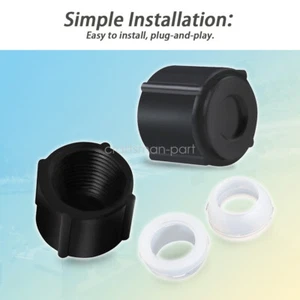 2PCS For RV Camper Travel Trailer Low Point Drain Cap Hot&Cold Water Lines-1/2" - Picture 1 of 5