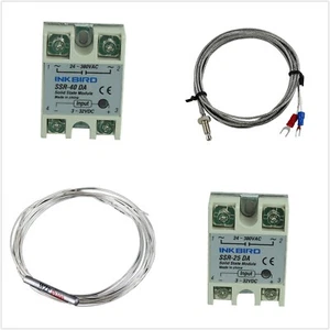 Controlador de temperatura PID K sensor PT100 40A 25A SSR relé de estado sólido Inkbird - Imagen 1 de 8