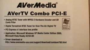 AVerTV Combo PCI-E Watch and record TV - Picture 1 of 5