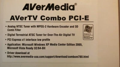 AVerTV Combo PCI-E Watch and record TV - Image 1 of 4