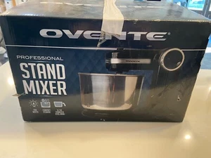 Ovente Mezclador de pie eléctrico profesional 3.7 qt 300W con 6 velocidades rojas SM880B - Imagen 1 de 8