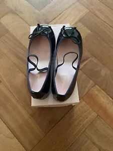 Pretty Ballerinas Navy Patent Leather Ballet Pumps Size 32. Brand new. - Picture 1 of 5