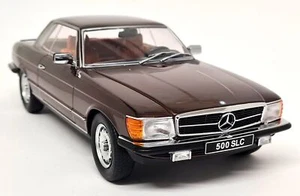 KK 1/18 Mercedes Benz 500 SLC C107 1981 Brown Metallic Diecast Scale Model Car - Picture 1 of 8