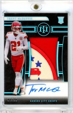 2022 Panini National Treasures Trent McDuffie Rookie Patch Auto AFC Patch RC /20
