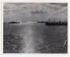 1917 Convoy Escorted by 4 Stacker Destroyer 8x10 Naval Historical Center Photo