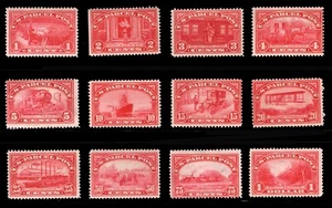 MOMEN: US STAMPS #Q1-Q12 PARCEL POST MINT OG H LOT #82499 - Picture 1 of 2